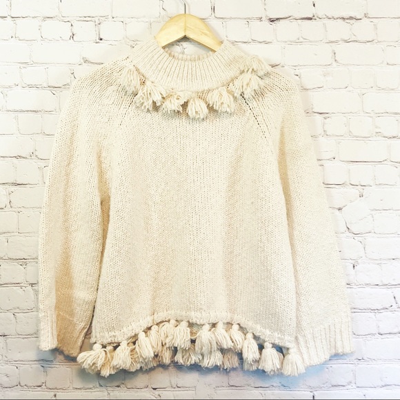 Broome street Kate spade tassel sweater - Picture 2 of 7